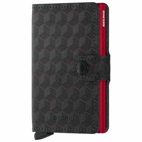 Secrid - Miniwallet Optical Black/Red 1 Secrid - Miniwallet Optical Black/Red