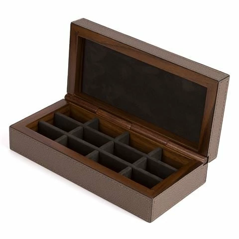 Giobagnara - Jeff Cufflinks Box Smoke 1 Giobagnara - Jeff Cufflinks Box Smoke
