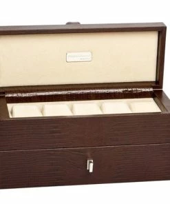 Renzo Romagnoli Renzo - Thesius Leather Double Watch Case Cheops Brown