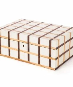 Ercolano - Sofia Wooden Jewellery & Watch Box W/Tray Large