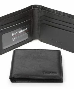 Samsonite - Business Leather Slimline Wallet Black