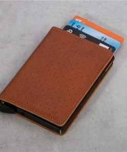 Secrid - Slimwallet Perforated Cognac