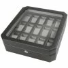 Wolf Designs Wolf - Windsor 15pce Watch Box Black
