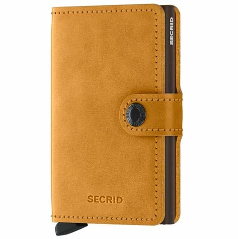 Secrid - Miniwallet Vintage Ochre & Brown 1 Secrid - Miniwallet Vintage Ochre & Brown