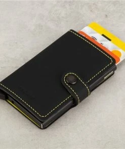 Secrid - Miniwallet Matte Black & Yellow
