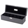 Renzo Romagnoli Renzo - Leather Watch Box For Six Watches Grey
