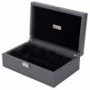Renzo Romagnoli Renzo - Leather Watch Box For Ten Watches Grey