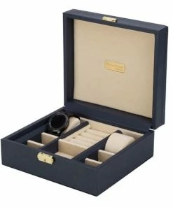 Renzo Romagnoli Renzo - Jewellery Case Navy Blue