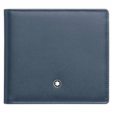 MONTBLANC - Meisterstück Wallet 8cc Navy 1 MONTBLANC - Meisterstück Wallet 8cc Navy