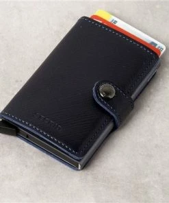 Secrid - Miniwallet Saffiano Navy