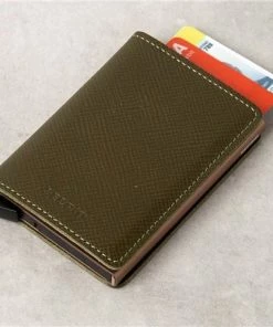 Secrid - Slimwallet Saffiano Olive