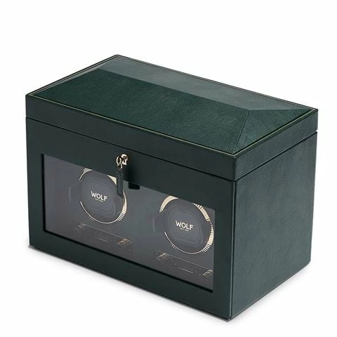 Wolf Designs Wolf - British Racing Green Watch Double Winder 1 Wolf Designs Wolf - British Racing Green Watch Double Winder