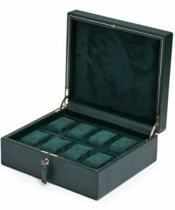Wolf Designs Wolf - British Racing Green 8-Piece Watch Box