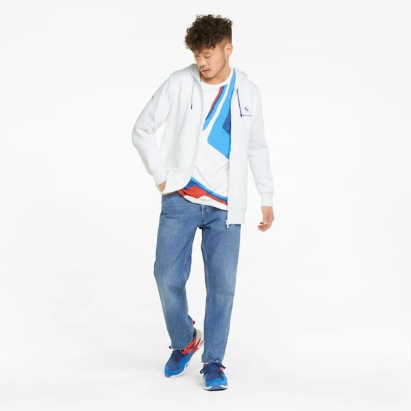 Puma BMW M Motorsport Hooded Men's Sweat Jacket 3 Puma BMW M Motorsport Hooded Men's Sweat Jacket - Image 3