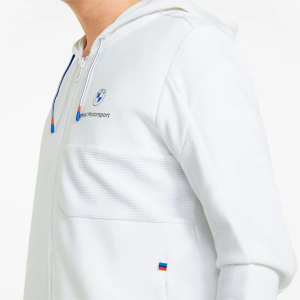 Puma BMW M Motorsport Hooded Men's Sweat Jacket 4 Puma BMW M Motorsport Hooded Men's Sweat Jacket - Image 4