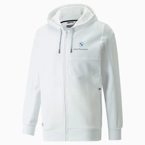 Puma BMW M Motorsport Hooded Men's Sweat Jacket 5 Puma BMW M Motorsport Hooded Men's Sweat Jacket - Image 5