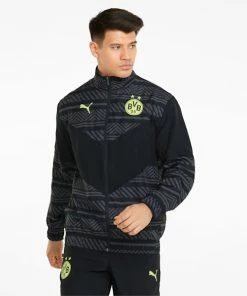 Puma BVB Prematch Men's Soccer Jacket