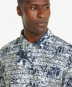 Puma CLOUDSPUN Tropic Leaves Men's Golf Polo Shirt -puma-sale CLOUDSPUN Tropic Leaves Mens Golf Polo Shirt 3