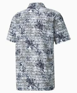 Puma CLOUDSPUN Tropic Leaves Men's Golf Polo Shirt -puma-sale CLOUDSPUN Tropic Leaves Mens Golf Polo Shirt 5