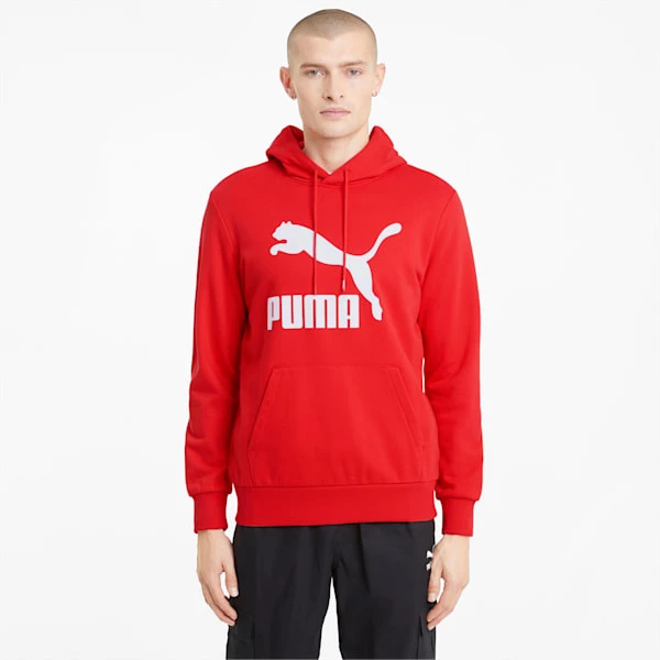 Puma Classics French Terry Logo Men's Hoodie 1 Puma Classics French Terry Logo Men's Hoodie