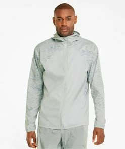 Performance Running Graphic Hooded Men's Running Jacket
