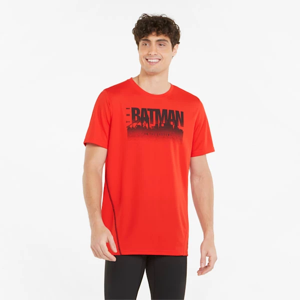 PUMA X BATMAN Perforated Men's Training Tee 1 PUMA X BATMAN Perforated Men's Training Tee
