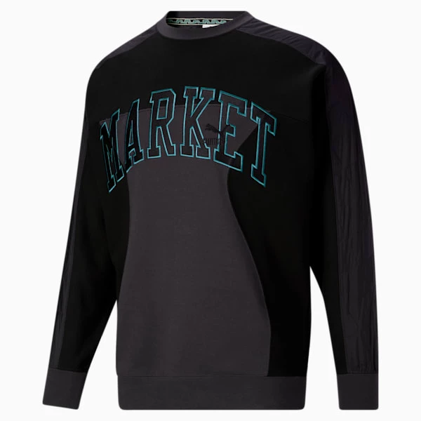 PUMA X MARKET Men's Relaxed Crew Neck Top 4 PUMA X MARKET Men's Relaxed Crew Neck Top - Image 4