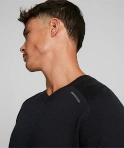 Puma Porsche Design EvoKNIT Men's V-Neck Sweatshirt -puma-sale Porsche Design EvoKNIT Mens V Neck Sweatshirt 3