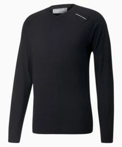 Puma Porsche Design EvoKNIT Men's V-Neck Sweatshirt -puma-sale Porsche Design EvoKNIT Mens V Neck Sweatshirt 5