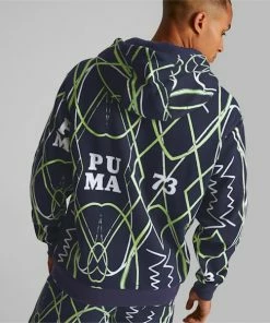 Puma Run It Back Printed Men's Basketball Hoodie -puma-sale Run it Back Printed Mens Basketball Hoodie 2