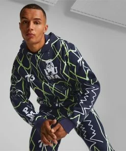 Puma Run It Back Printed Men's Basketball Hoodie