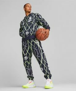 Puma Run It Back Printed Men's Basketball Hoodie -puma-sale Run it Back Printed Mens Basketball Hoodie 3