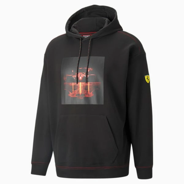 Puma Scuderia Ferrari Nightride Men's Hoodie 6 Puma Scuderia Ferrari Nightride Men's Hoodie - Image 6