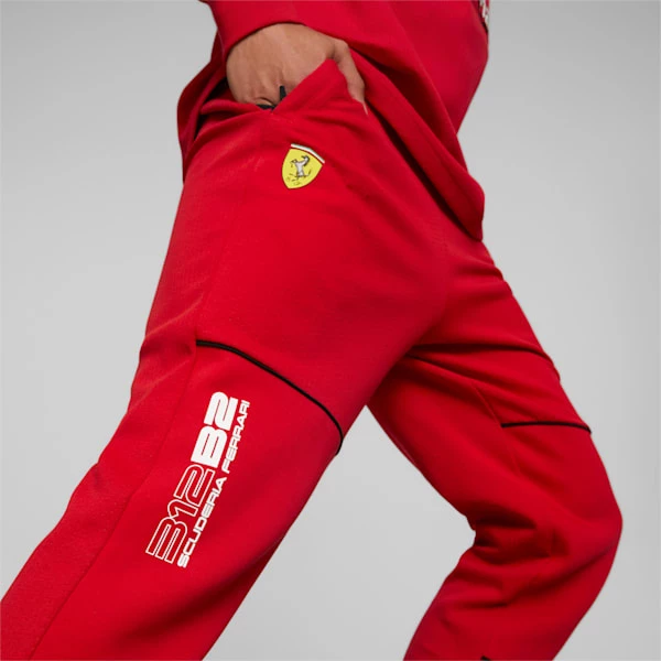 Puma Scuderia Ferrari Race Closed Cuff Men's Motorsport Sweatpants 2 Puma Scuderia Ferrari Race Closed Cuff Men's Motorsport Sweatpants - Image 2