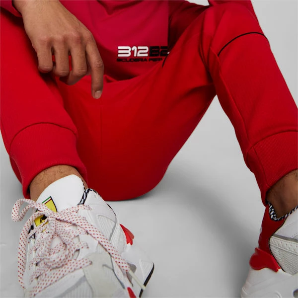 Puma Scuderia Ferrari Race Closed Cuff Men's Motorsport Sweatpants 5 Puma Scuderia Ferrari Race Closed Cuff Men's Motorsport Sweatpants - Image 5