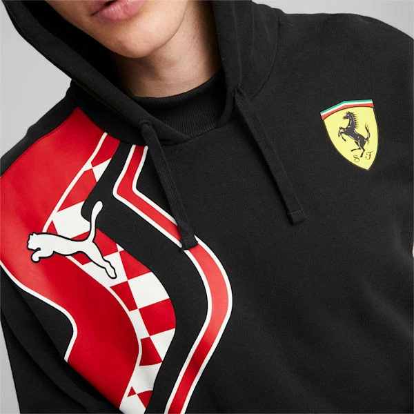 Puma Scuderia Ferrari Race Premium Men's Hoodie 2 Puma Scuderia Ferrari Race Premium Men's Hoodie - Image 2