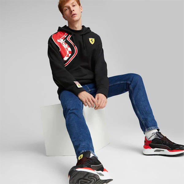 Puma Scuderia Ferrari Race Premium Men's Hoodie 4 Puma Scuderia Ferrari Race Premium Men's Hoodie - Image 4