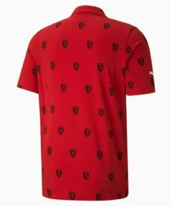 Puma Scuderia Ferrari Race Printed Men's Motorsport Polo Shirt -puma-sale Scuderia Ferrari Race Printed Mens Motorsport Polo Shirt 4
