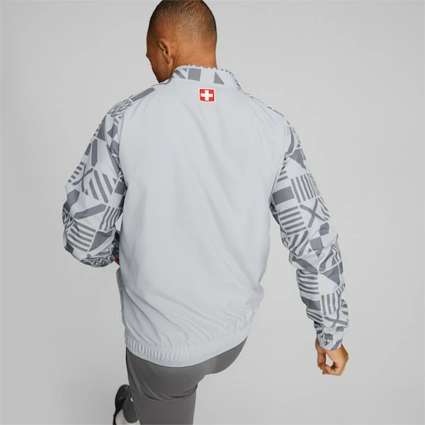 Puma Switzerland Soccer Men's Prematch Jacket 4 Puma Switzerland Soccer Men's Prematch Jacket - Image 4