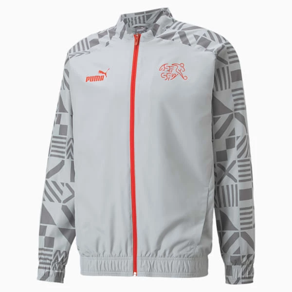 Puma Switzerland Soccer Men's Prematch Jacket 6 Puma Switzerland Soccer Men's Prematch Jacket - Image 6