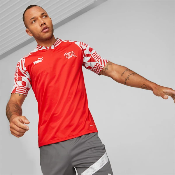 Puma Switzerland Soccer Men's Prematch Jersey 1 Puma Switzerland Soccer Men's Prematch Jersey