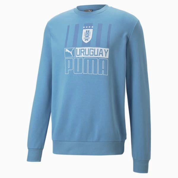 Puma Uruguay Soccer FtblCore Men's Crewneck Sweatshirt 1 Puma Uruguay Soccer FtblCore Men's Crewneck Sweatshirt
